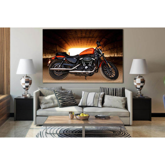 Harley Davidson Bike №SL772 Ready to Hang Canvas PrintCanvas art arrives ready to hang, with hanging accessories included and no additional framing required. Every canvas print is hand-crafted, made on-demand at our workshop and expertly stretched around
