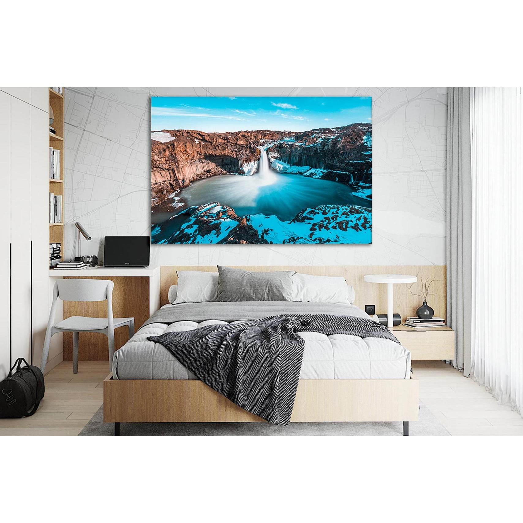 Aldeyjarfoss Beautiful Waterfall In Iceland №SL474 Ready to Hang Canvas PrintCanvas art arrives ready to hang, with hanging accessories included and no additional framing required. Every canvas print is hand-crafted, made on-demand at our workshop and exp