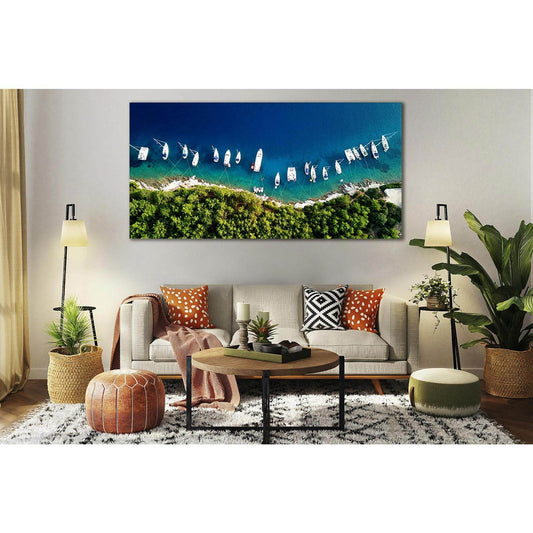 Boats Kefalonia Island №SL58 Ready to Hang Canvas PrintCanvas art arrives ready to hang, with hanging accessories included and no additional framing required. Every canvas print is hand-crafted, made on-demand at our workshop and expertly stretched around
