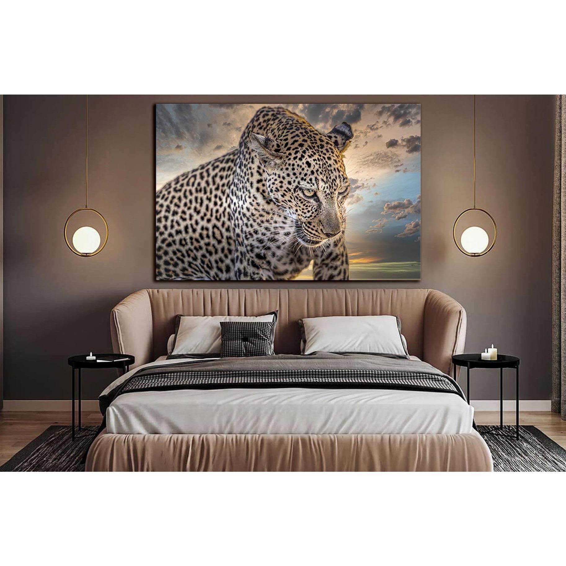 Beautiful Wild Leopard №SL1539 Ready to Hang Canvas PrintCanvas art arrives ready to hang, with hanging accessories included and no additional framing required. Every canvas print is hand-crafted, made on-demand at our workshop and expertly stretched arou