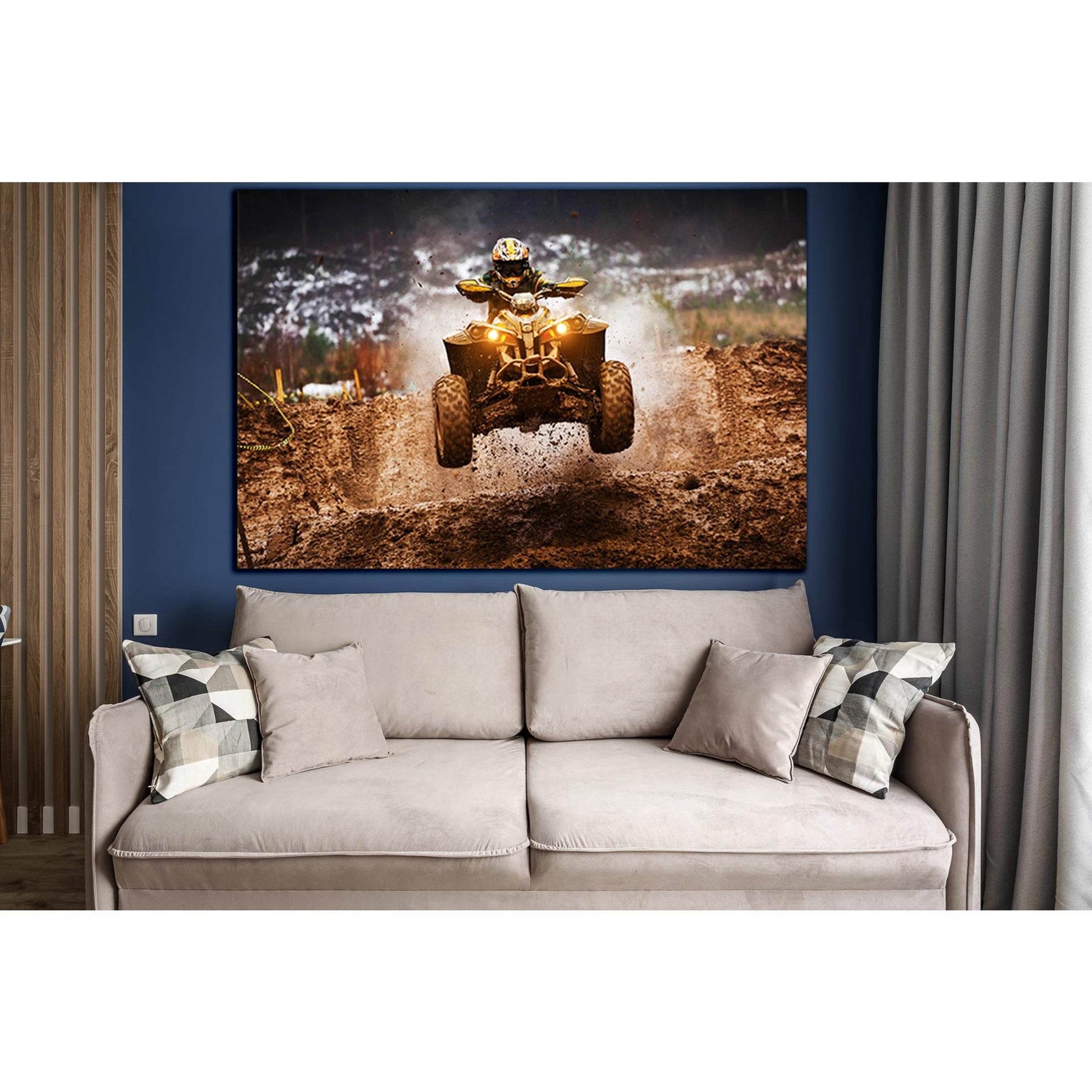 Motocross Quad Race №SL952 Ready to Hang Canvas PrintCanvas art arrives ready to hang, with hanging accessories included and no additional framing required. Every canvas print is hand-crafted, made on-demand at our workshop and expertly stretched around 1