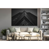 Building Architecture In Black And White №SL1404 Ready to Hang Canvas Print