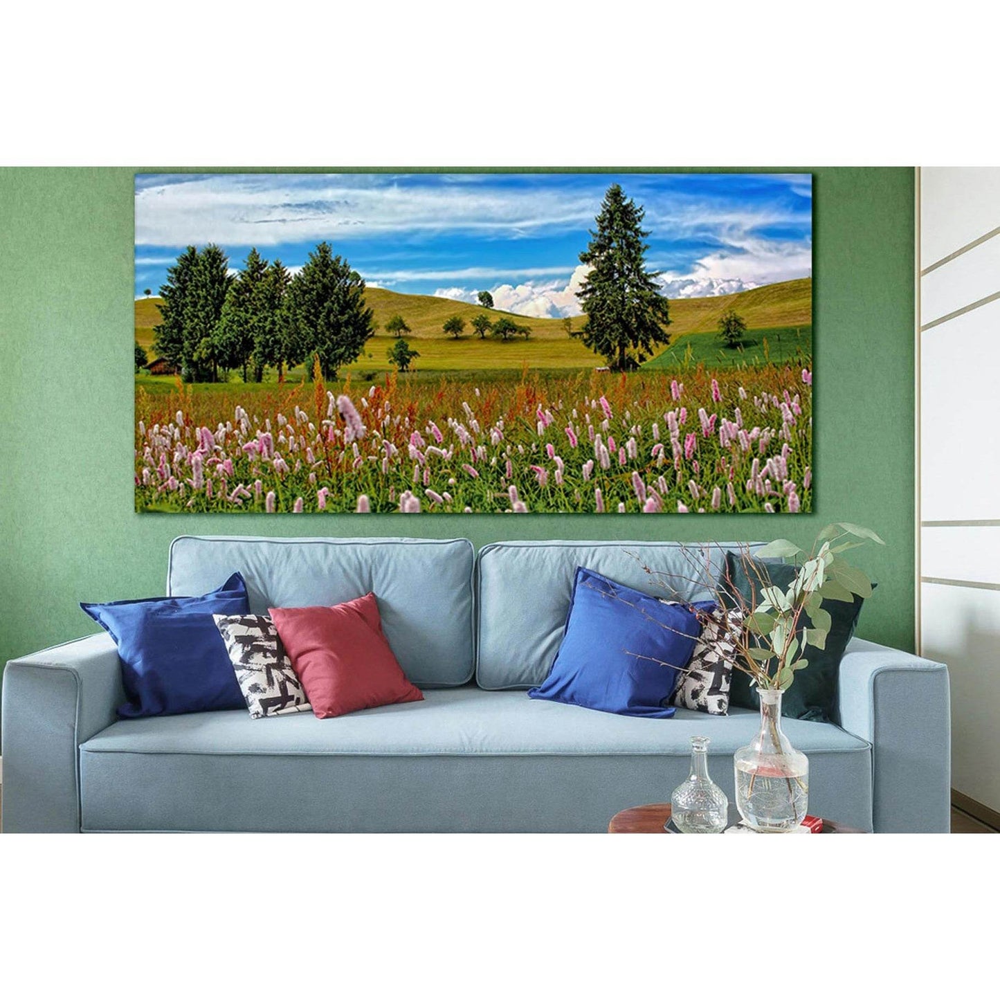 Trees And Flowers Spring Moment №SL1079 Ready to Hang Canvas PrintCanvas art arrives ready to hang, with hanging accessories included and no additional framing required. Every canvas print is hand-crafted, made on-demand at our workshop and expertly stret