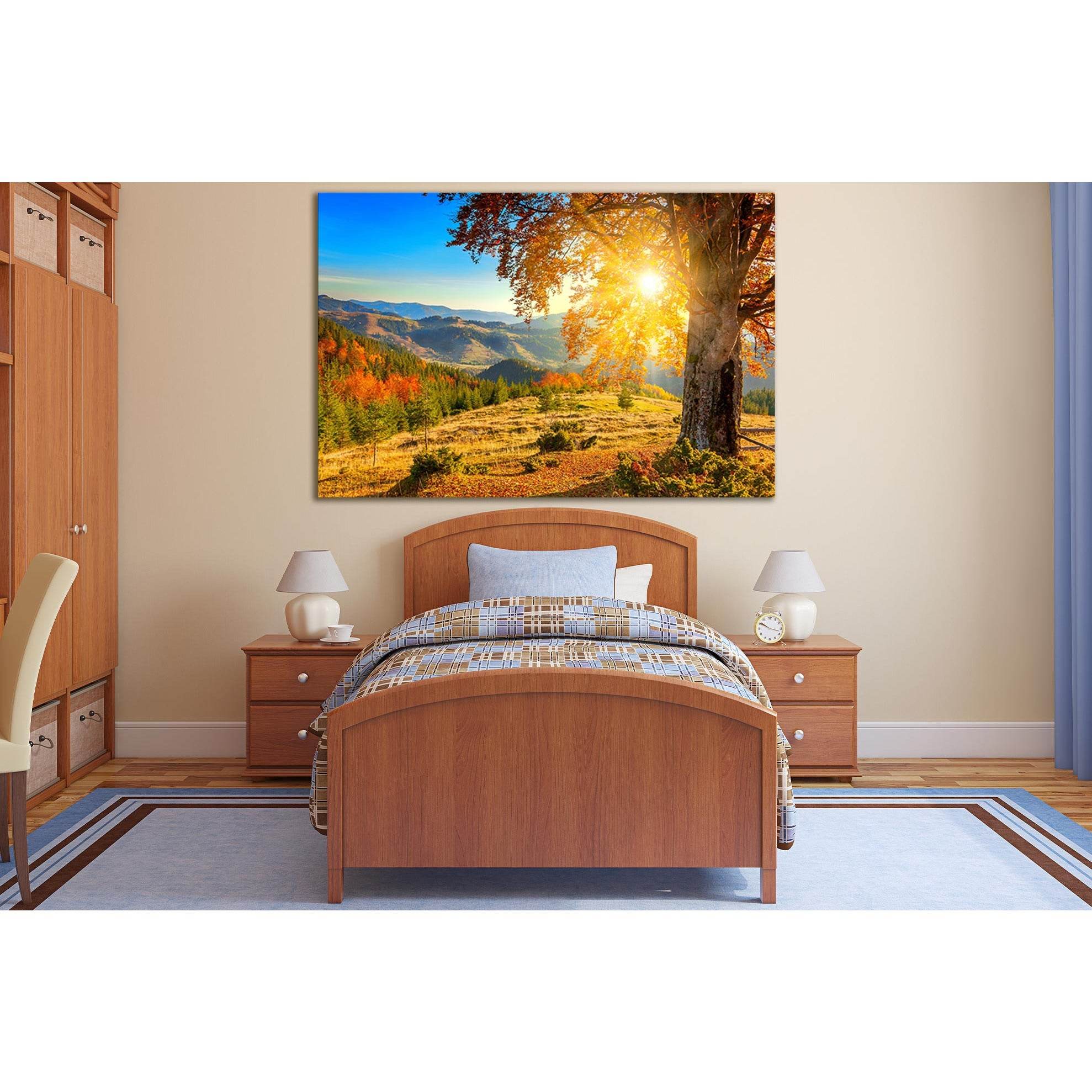 Early Autumn Morning №SL1499 Ready to Hang Canvas Print