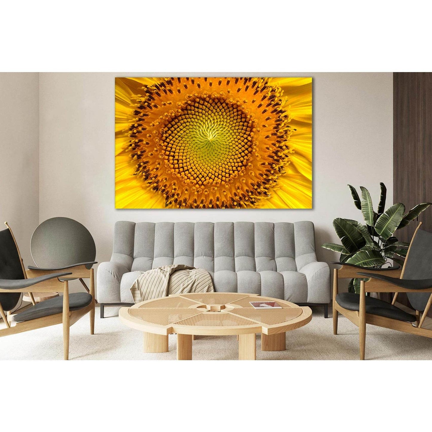 Beautiful Sunflower Close Up №SL732 Ready to Hang Canvas PrintCanvas art arrives ready to hang, with hanging accessories included and no additional framing required. Every canvas print is hand-crafted, made on-demand at our workshop and expertly stretched