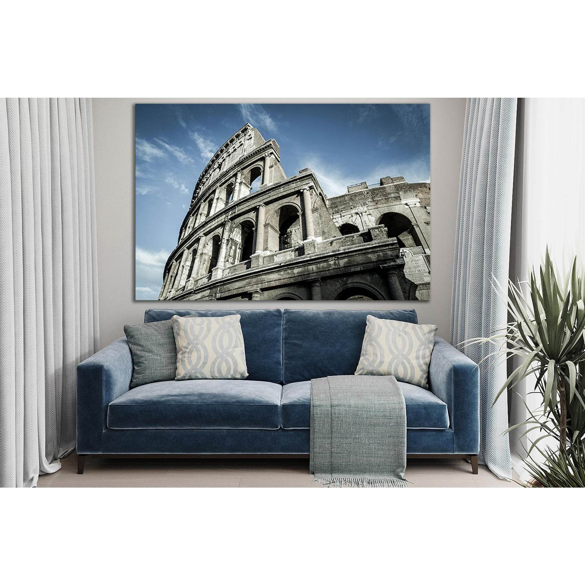 The Famous Colosseum №SL1399 Ready to Hang Canvas PrintCanvas art arrives ready to hang, with hanging accessories included and no additional framing required. Every canvas print is hand-crafted, made on-demand at our workshop and expertly stretched around