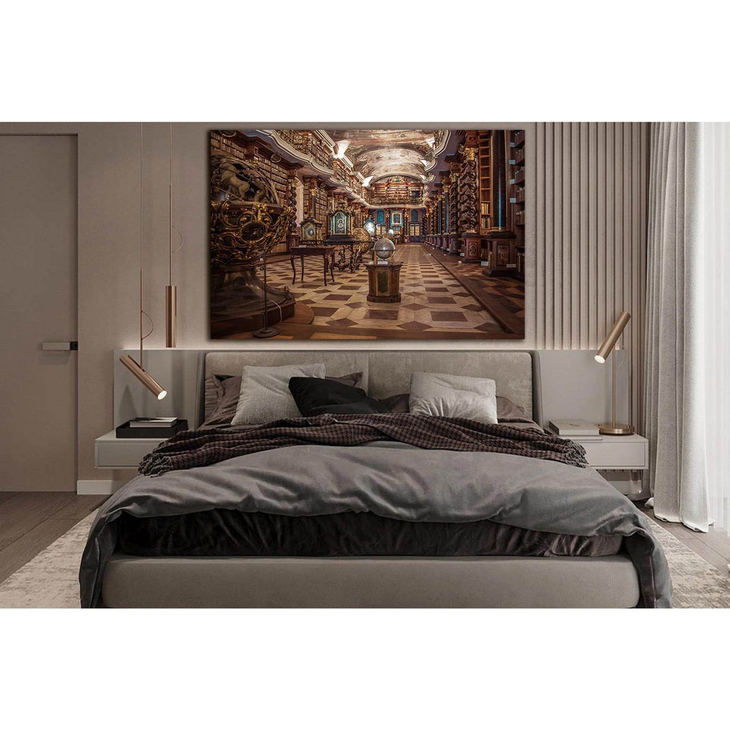 Prague Library Of Science №SL1393 Ready to Hang Canvas PrintCanvas art arrives ready to hang, with hanging accessories included and no additional framing required. Every canvas print is hand-crafted, made on-demand at our workshop and expertly stretched a