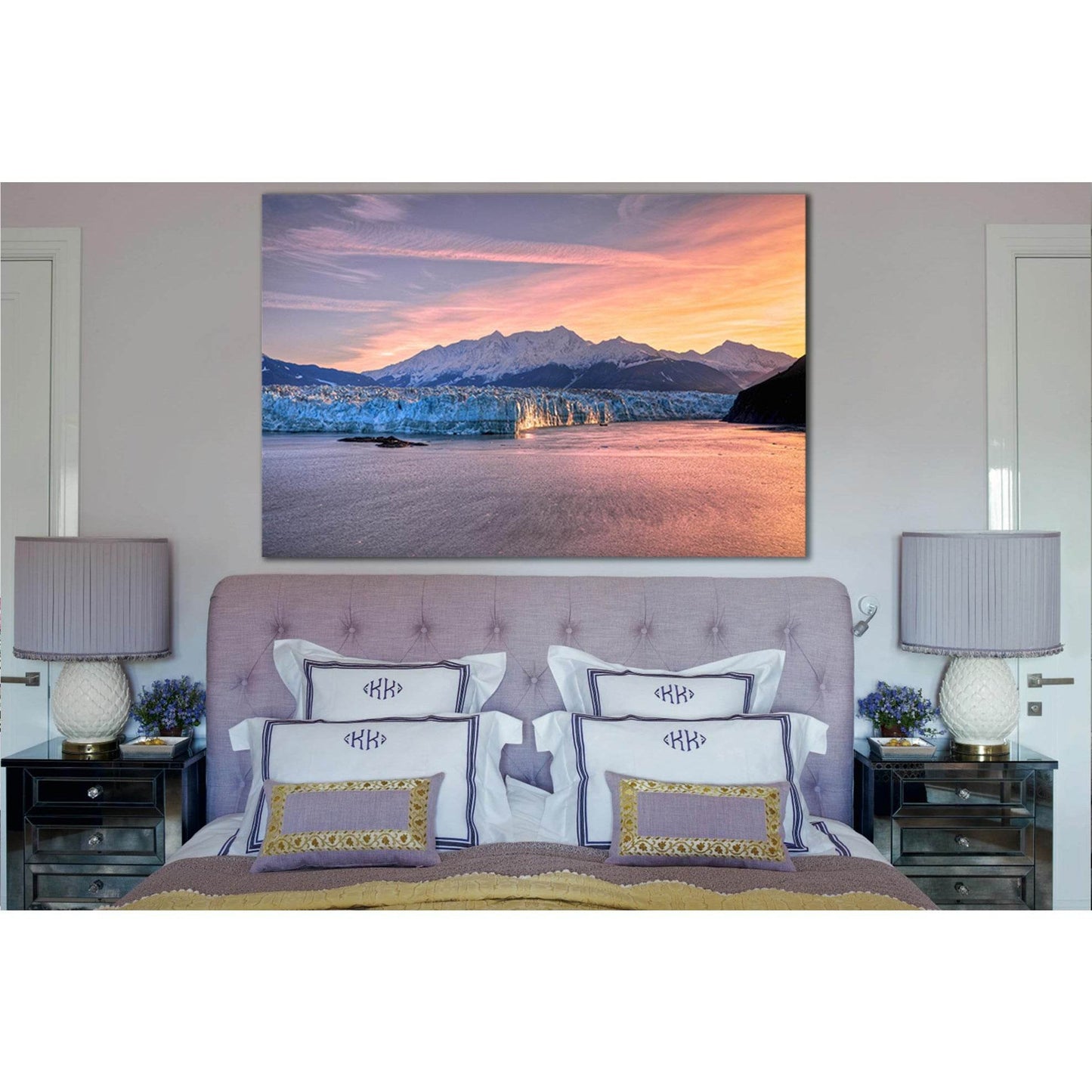 Sunrise At Hubbard Glacier Alaska №SL1317 Ready to Hang Canvas PrintCanvas art arrives ready to hang, with hanging accessories included and no additional framing required. Every canvas print is hand-crafted, made on-demand at our workshop and expertly str