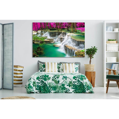 Amazing Waterfall In Colorful Autumn Forest №SL483 Ready to Hang Canvas PrintCanvas art arrives ready to hang, with hanging accessories included and no additional framing required. Every canvas print is hand-crafted, made on-demand at our workshop and exp