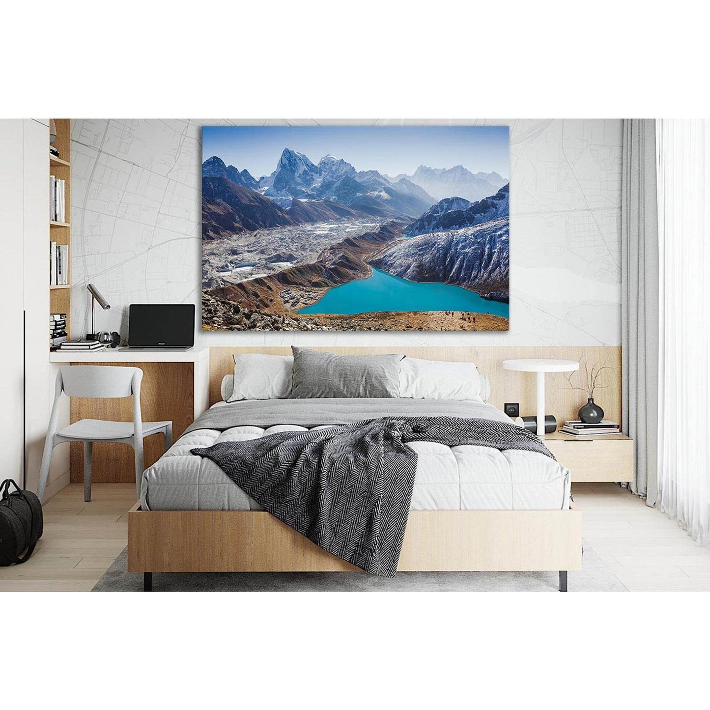 Ngozumpa Glacier Flowing Down №SL1355 Ready to Hang Canvas PrintCanvas art arrives ready to hang, with hanging accessories included and no additional framing required. Every canvas print is hand-crafted, made on-demand at our workshop and expertly stretch