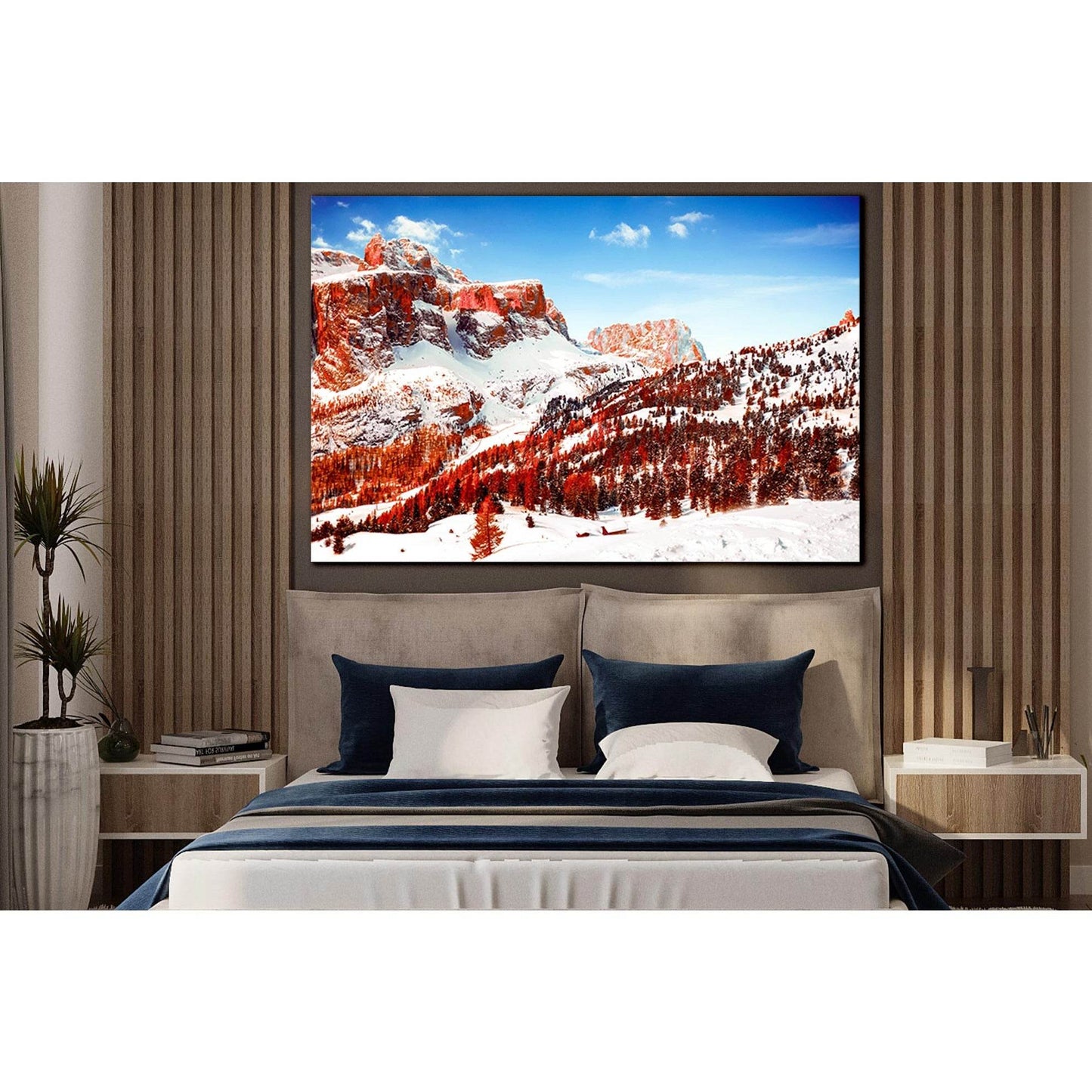 Snow Capped Mountains №SL1599 Ready to Hang Canvas PrintCanvas art arrives ready to hang, with hanging accessories included and no additional framing required. Every canvas print is hand-crafted, made on-demand at our workshop and expertly stretched aroun