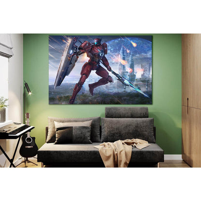 Robot With Sword And Shield №SL1289 Ready to Hang Canvas PrintCanvas art arrives ready to hang, with hanging accessories included and no additional framing required. Every canvas print is hand-crafted, made on-demand at our workshop and expertly stretched
