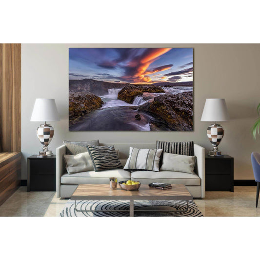 Iceland Rivers Waterfalls №SL462 Ready to Hang Canvas PrintCanvas art arrives ready to hang, with hanging accessories included and no additional framing required. Every canvas print is hand-crafted, made on-demand at our workshop and expertly stretched ar