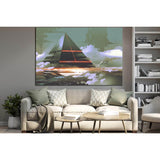 Soaring Black Pyramid №SL1256 Ready to Hang Canvas Print