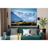 Views Mont Blanc Glacier №SL1342 Ready to Hang Canvas Print