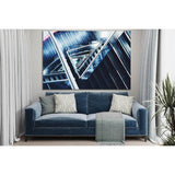 Winding Industrial Stairs №SL1386 Ready to Hang Canvas Print