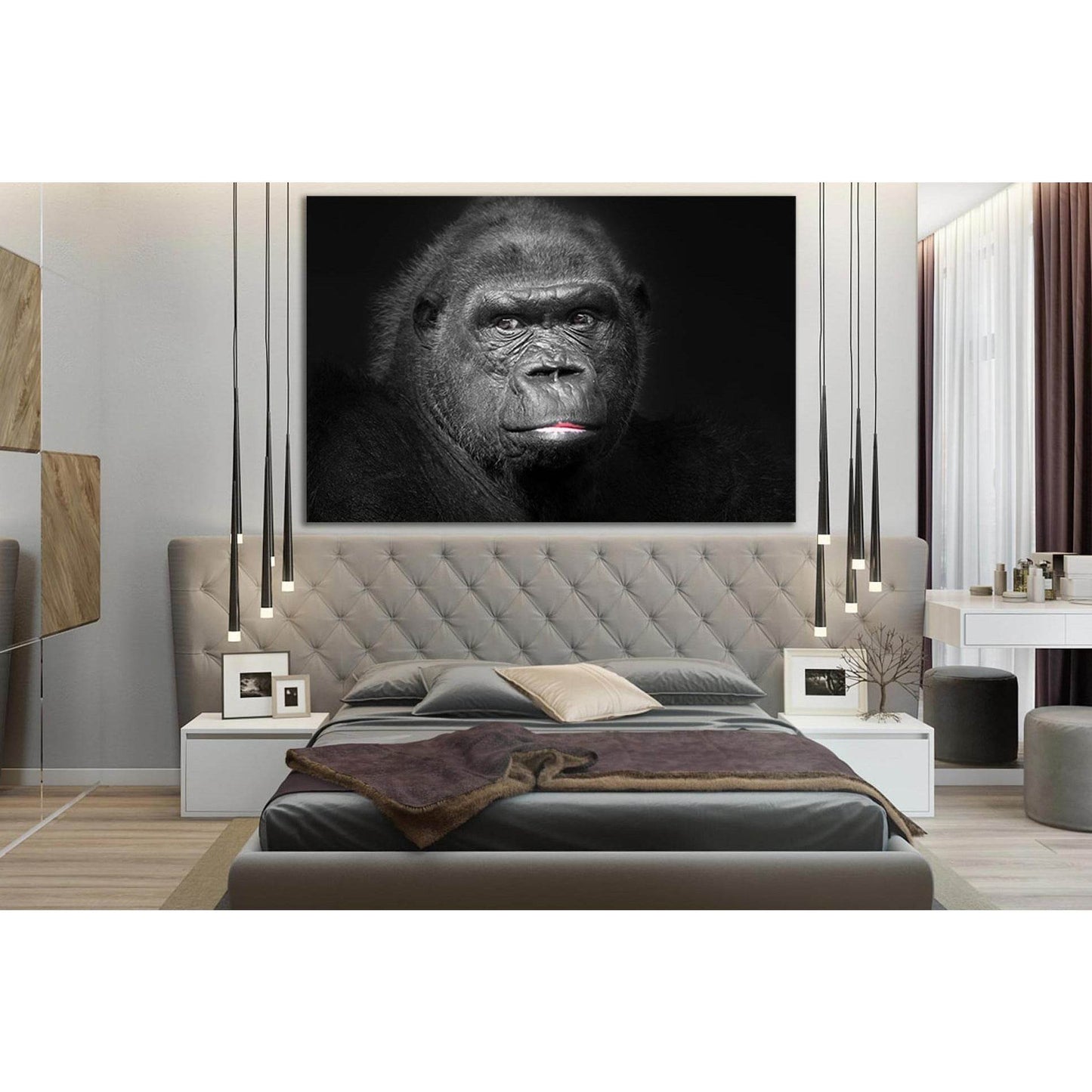 Close Up Portrait Of A Gorilla №SL1517 Ready to Hang Canvas PrintCanvas art arrives ready to hang, with hanging accessories included and no additional framing required. Every canvas print is hand-crafted, made on-demand at our workshop and expertly stretc