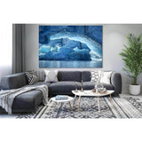 Ice Cave At Spencer Glacier №SL1352 Ready to Hang Canvas Print