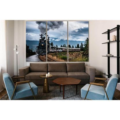 Old Steam Train №SL1428 Ready to Hang Canvas PrintCanvas art arrives ready to hang, with hanging accessories included and no additional framing required. Every canvas print is hand-crafted, made on-demand at our workshop and expertly stretched around 100%