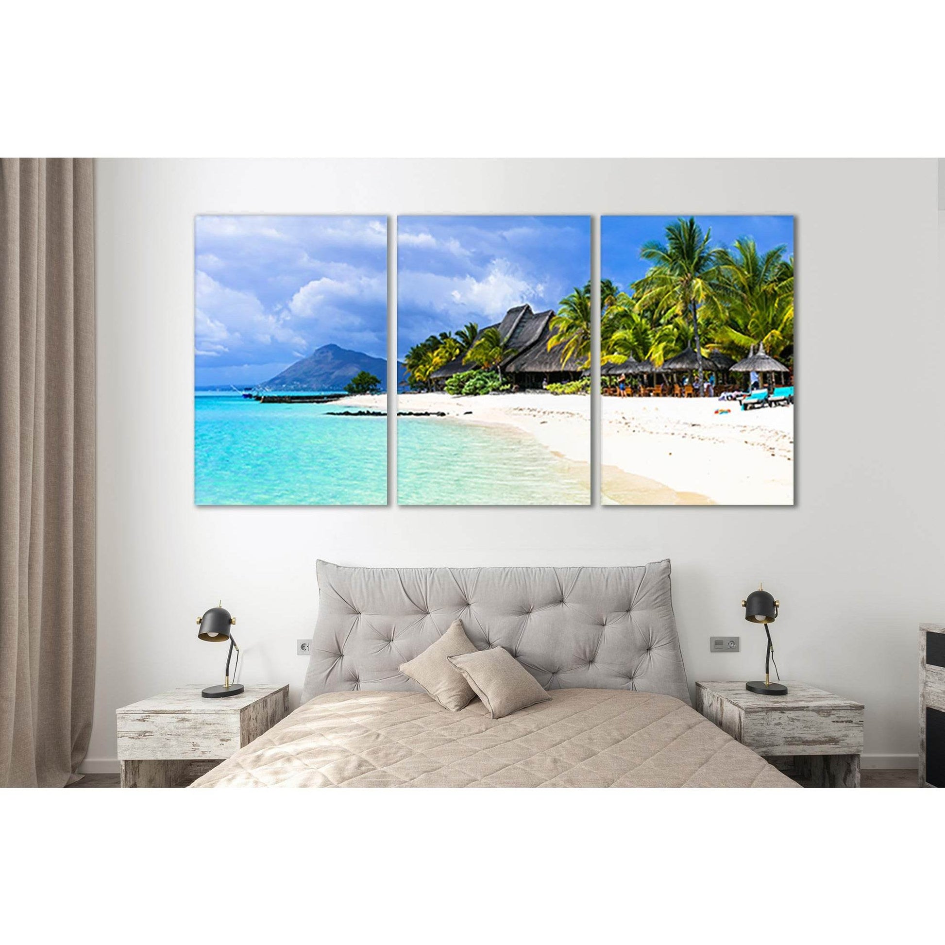 Mauritius Islands №SL71 Ready to Hang Canvas PrintCanvas art arrives ready to hang, with hanging accessories included and no additional framing required. Every canvas print is hand-crafted, made on-demand at our workshop and expertly stretched around 100%