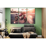 Sport Bike On The Race Track №SL1439 Ready to Hang Canvas Print