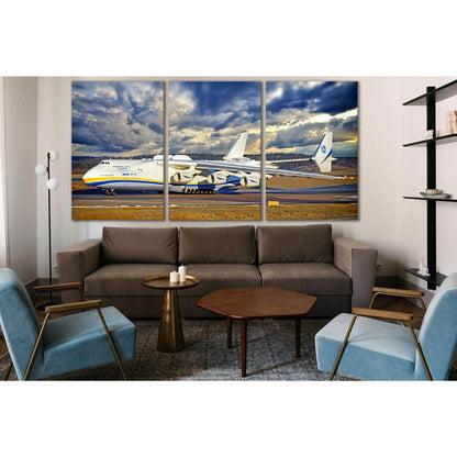 Antonov An-225 Mriya On The Runway №SL1440 Ready to Hang Canvas PrintCanvas art arrives ready to hang, with hanging accessories included and no additional framing required. Every canvas print is hand-crafted, made on-demand at our workshop and expertly st