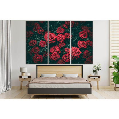 Red Rose Buds №SL722 Ready to Hang Canvas PrintCanvas art arrives ready to hang, with hanging accessories included and no additional framing required. Every canvas print is hand-crafted, made on-demand at our workshop and expertly stretched around 100% No