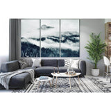 Mountains Covered With Clouds №SL1573 Ready to Hang Canvas Print