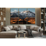 Road To The Snowy Mountains №SL1568 Ready to Hang Canvas Print