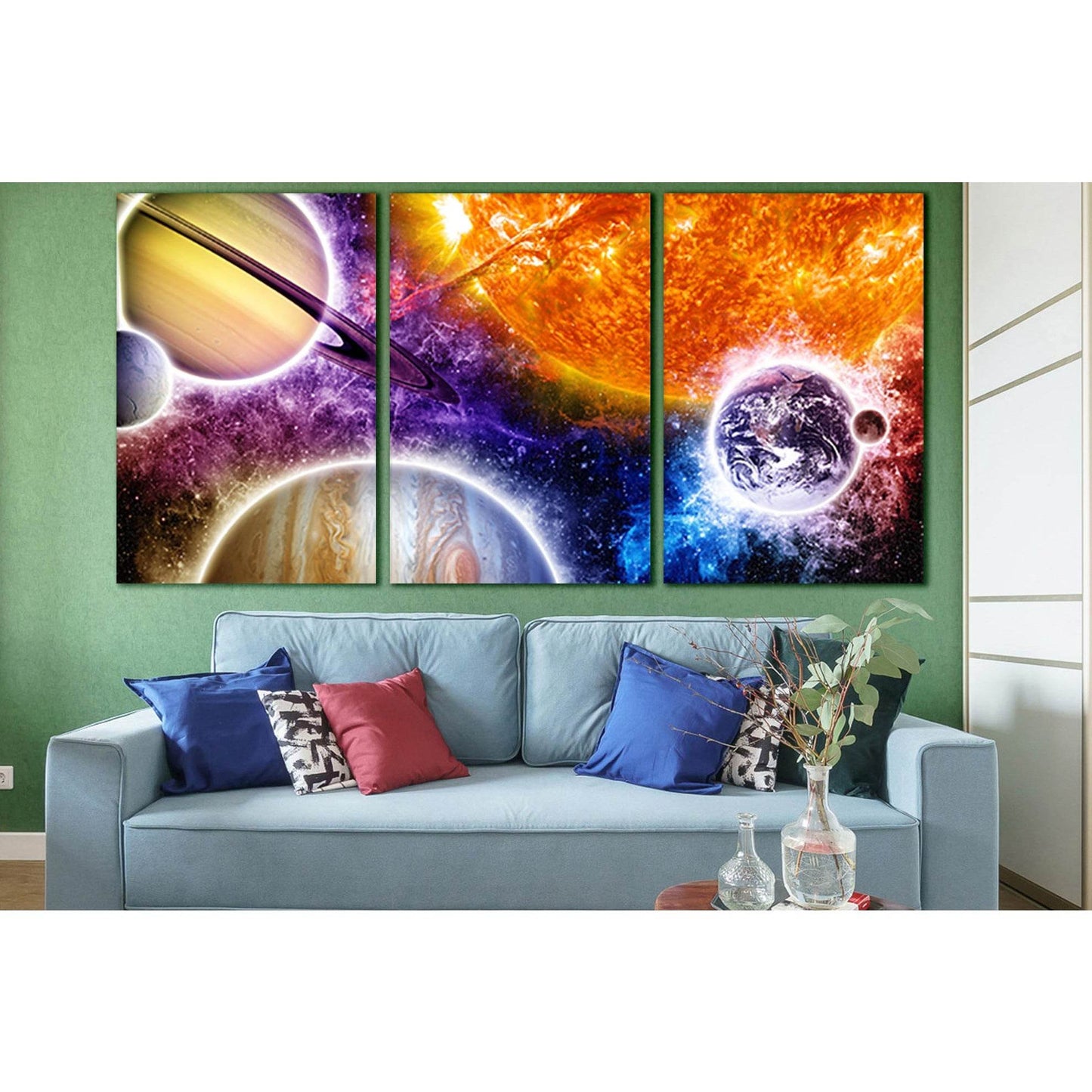 Planets Of The Solar System №SL978 Ready to Hang Canvas PrintCanvas art arrives ready to hang, with hanging accessories included and no additional framing required. Every canvas print is hand-crafted, made on-demand at our workshop and expertly stretched