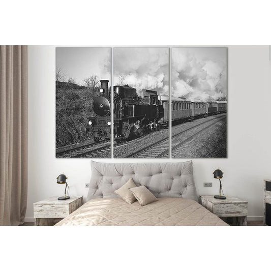 Old Train Riding Road №SL738 Ready to Hang Canvas PrintCanvas art arrives ready to hang, with hanging accessories included and no additional framing required. Every canvas print is hand-crafted, made on-demand at our workshop and expertly stretched around