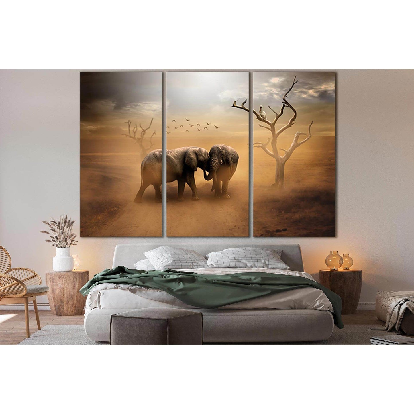 Two Big Elephants №SL1509 Ready to Hang Canvas PrintCanvas art arrives ready to hang, with hanging accessories included and no additional framing required. Every canvas print is hand-crafted, made on-demand at our workshop and expertly stretched around 10