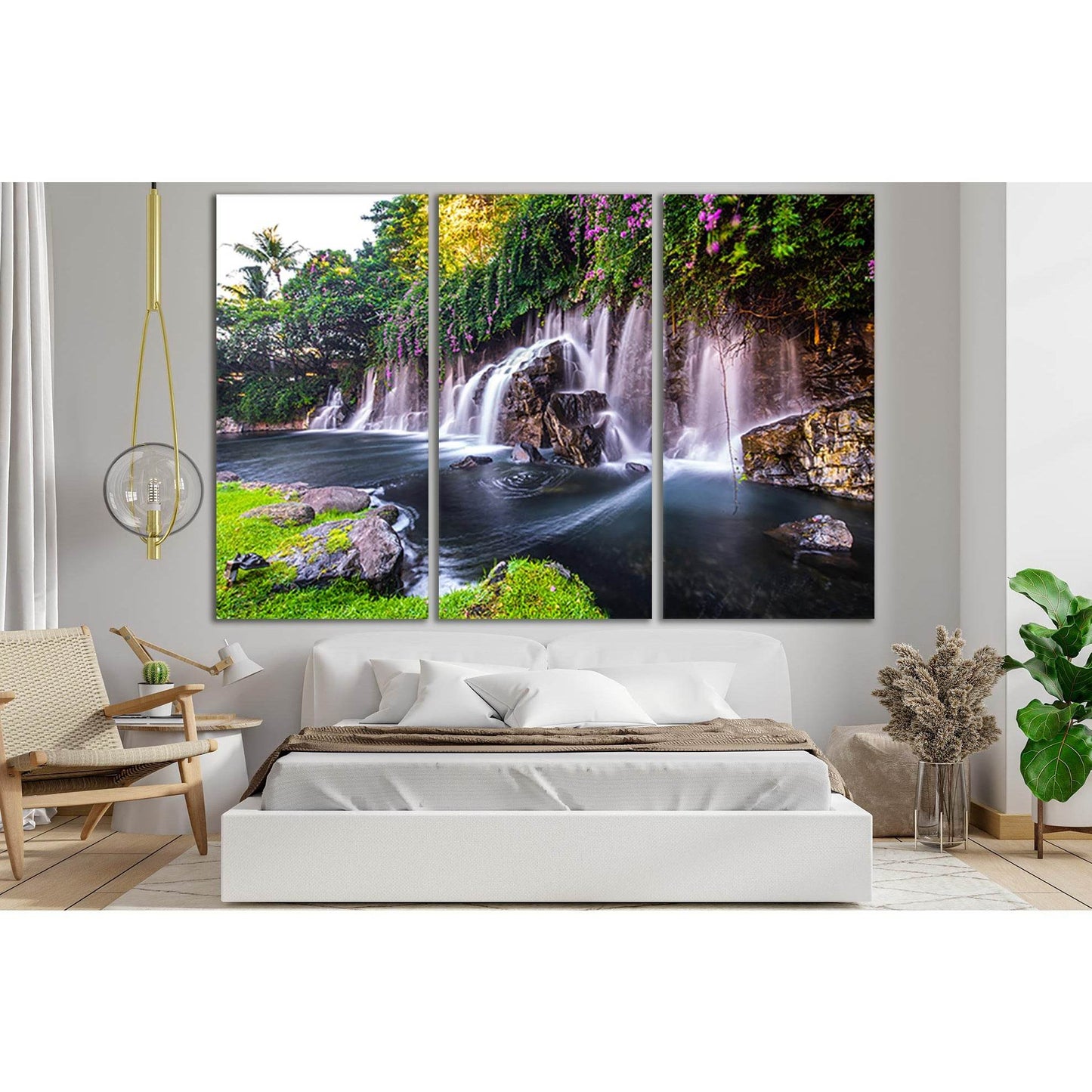 Beautiful Waterfall In Hawaii №SL493 Ready to Hang Canvas PrintCanvas art arrives ready to hang, with hanging accessories included and no additional framing required. Every canvas print is hand-crafted, made on-demand at our workshop and expertly stretche