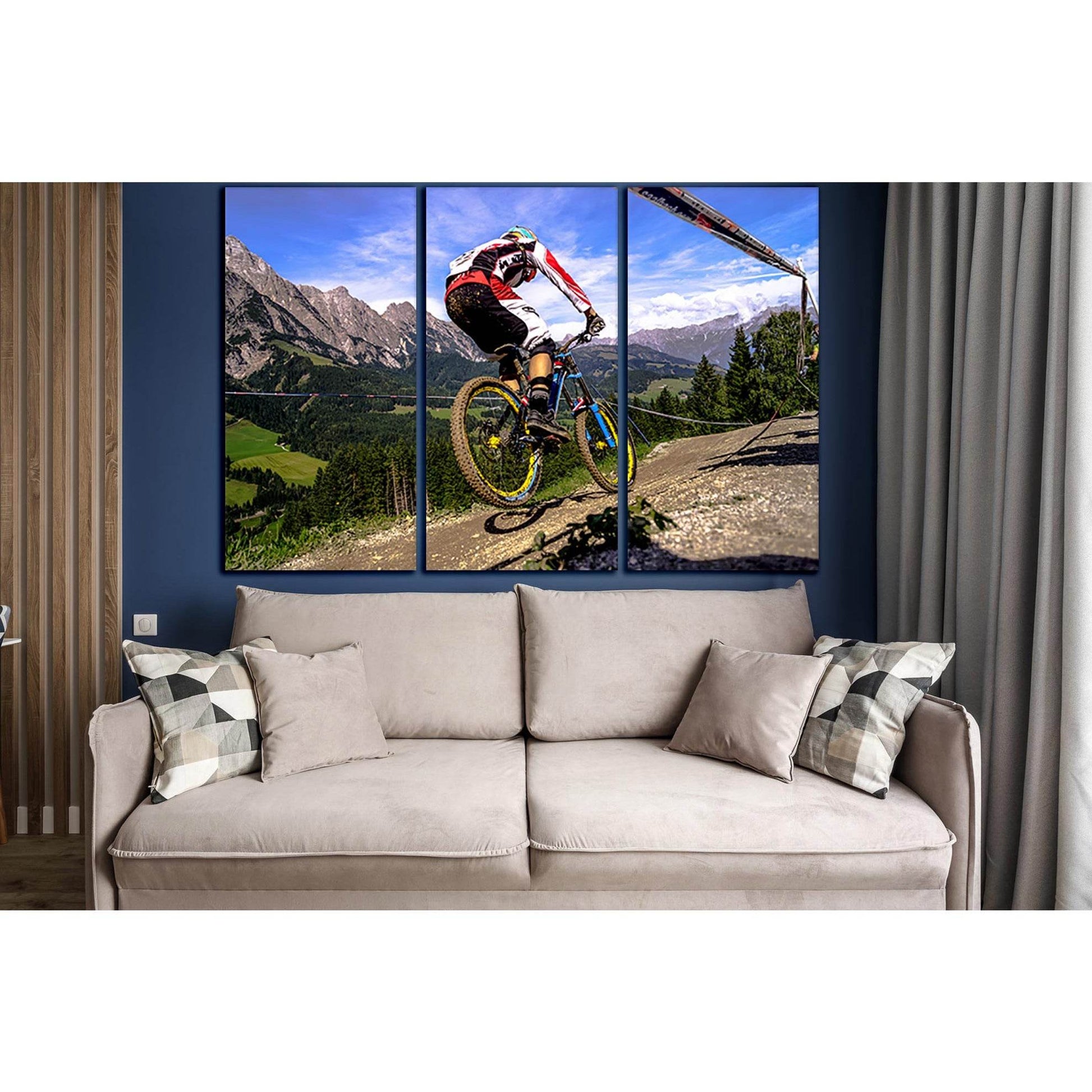 Bicycle In The Mountains №SL934 Ready to Hang Canvas PrintCanvas art arrives ready to hang, with hanging accessories included and no additional framing required. Every canvas print is hand-crafted, made on-demand at our workshop and expertly stretched aro