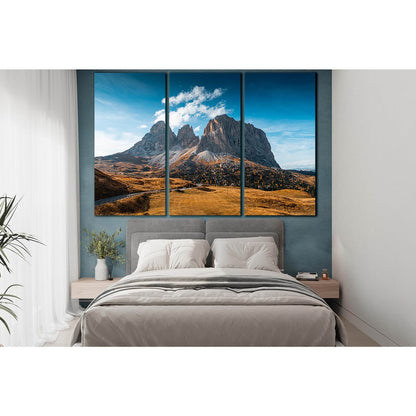 Mountains And Road Autumn Italy №SL1487 Ready to Hang Canvas PrintCanvas art arrives ready to hang, with hanging accessories included and no additional framing required. Every canvas print is hand-crafted, made on-demand at our workshop and expertly stret