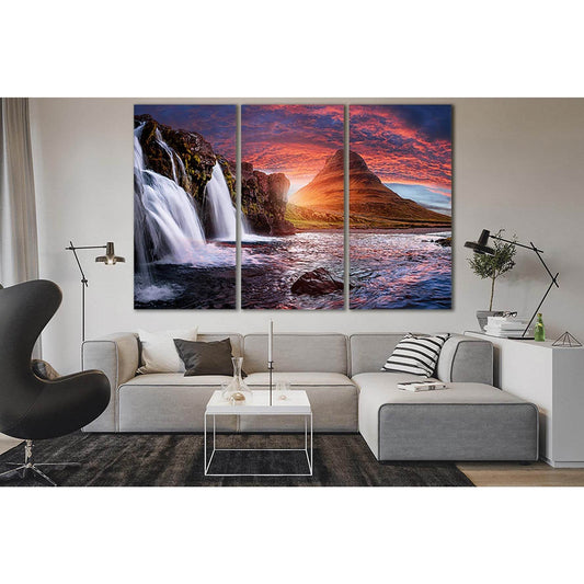 Kirkjufell Waterfalls And Dramatic Sky №SL482 Ready to Hang Canvas PrintCanvas art arrives ready to hang, with hanging accessories included and no additional framing required. Every canvas print is hand-crafted, made on-demand at our workshop and expertly