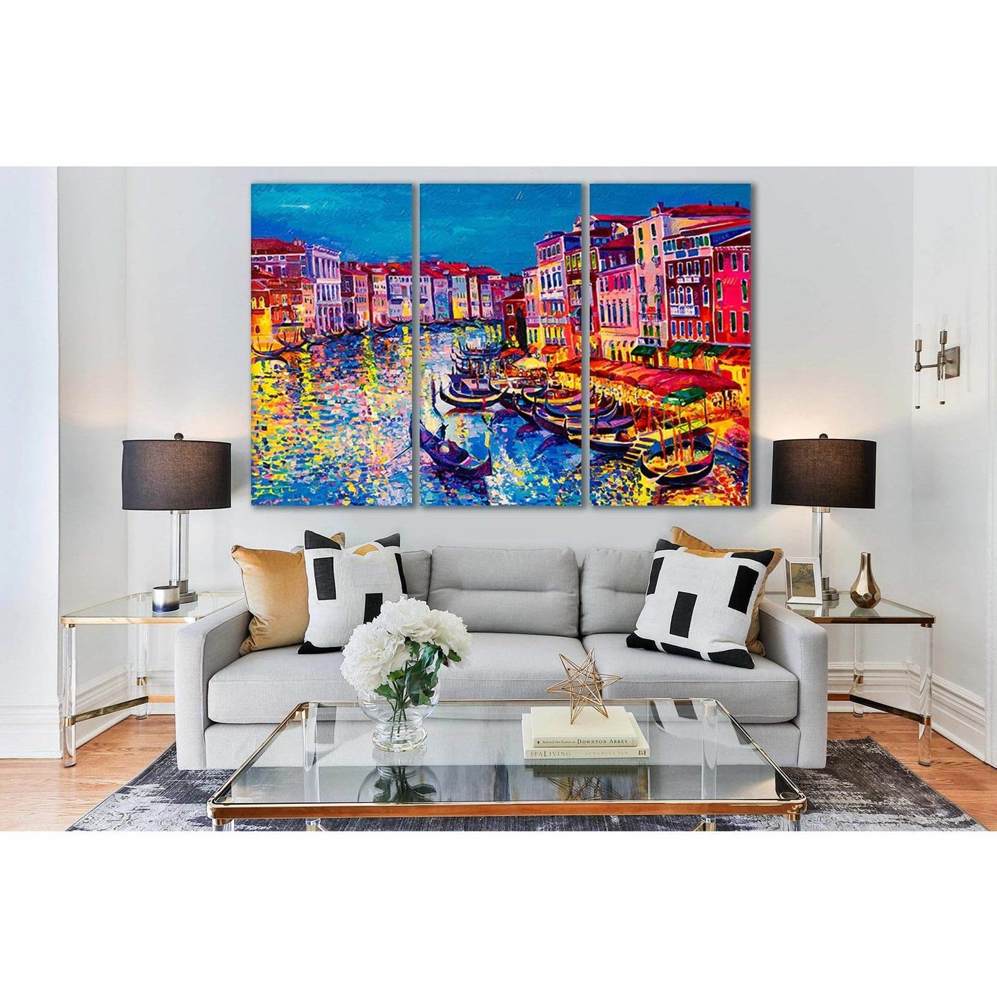 Gondolas And Colour Reflections №SL608 Ready to Hang Canvas PrintCanvas art arrives ready to hang, with hanging accessories included and no additional framing required. Every canvas print is hand-crafted, made on-demand at our workshop and expertly stretc