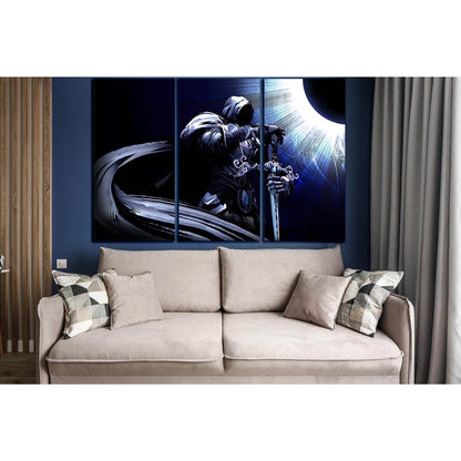Knight With A Long Cloak №SL1216 Ready to Hang Canvas PrintCanvas art arrives ready to hang, with hanging accessories included and no additional framing required. Every canvas print is hand-crafted, made on-demand at our workshop and expertly stretched ar