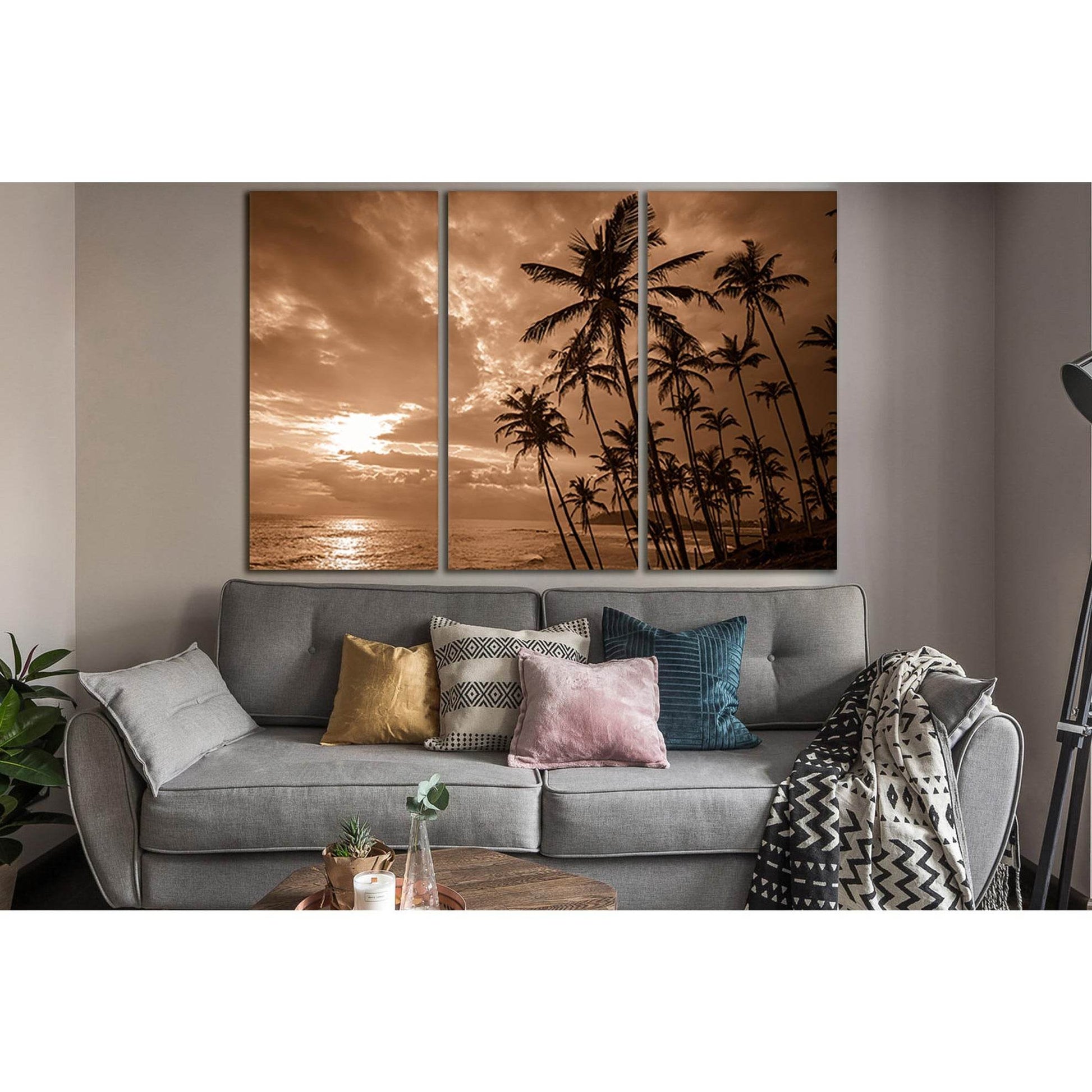 Palm Trees №SL886 Ready to Hang Canvas PrintCanvas art arrives ready to hang, with hanging accessories included and no additional framing required. Every canvas print is hand-crafted, made on-demand at our workshop and expertly stretched around 100% North