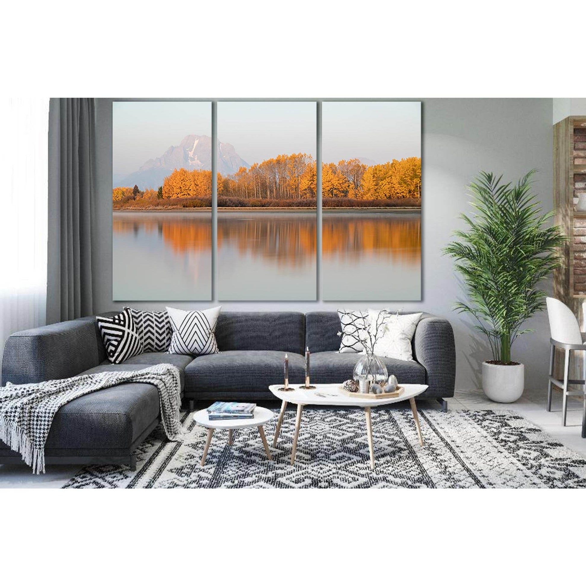 Beautiful Lake In Autumn №SL1472 Ready to Hang Canvas PrintCanvas art arrives ready to hang, with hanging accessories included and no additional framing required. Every canvas print is hand-crafted, made on-demand at our workshop and expertly stretched ar