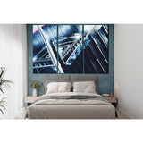 Winding Industrial Stairs №SL1386 Ready to Hang Canvas Print