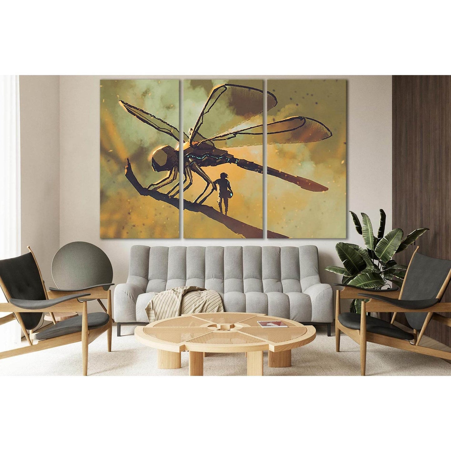 Pilot With Giant Mechanical Dragonfly №SL1258 Ready to Hang Canvas PrintCanvas art arrives ready to hang, with hanging accessories included and no additional framing required. Every canvas print is hand-crafted, made on-demand at our workshop and expertly