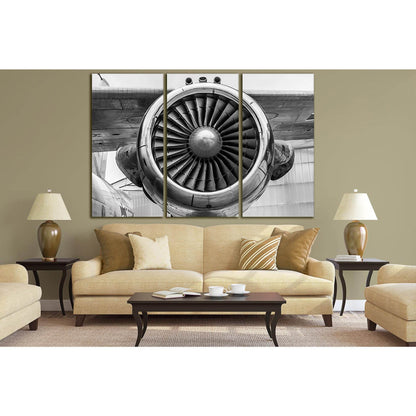 Engine Of Passenger Airplane №SL746 Ready to Hang Canvas PrintCanvas art arrives ready to hang, with hanging accessories included and no additional framing required. Every canvas print is hand-crafted, made on-demand at our workshop and expertly stretched