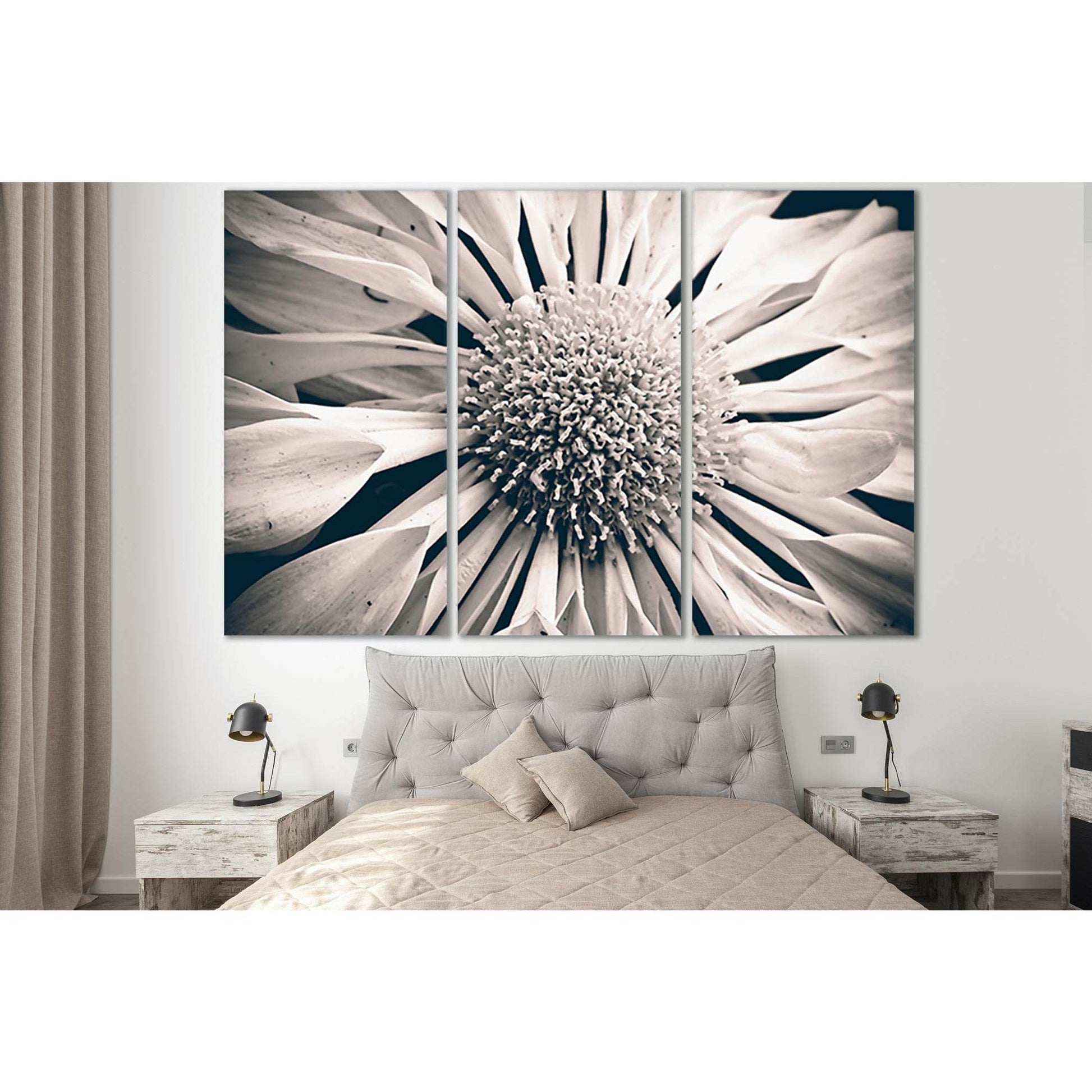 Flower Close Up Black And White №SL725 Ready to Hang Canvas PrintCanvas art arrives ready to hang, with hanging accessories included and no additional framing required. Every canvas print is hand-crafted, made on-demand at our workshop and expertly stretc