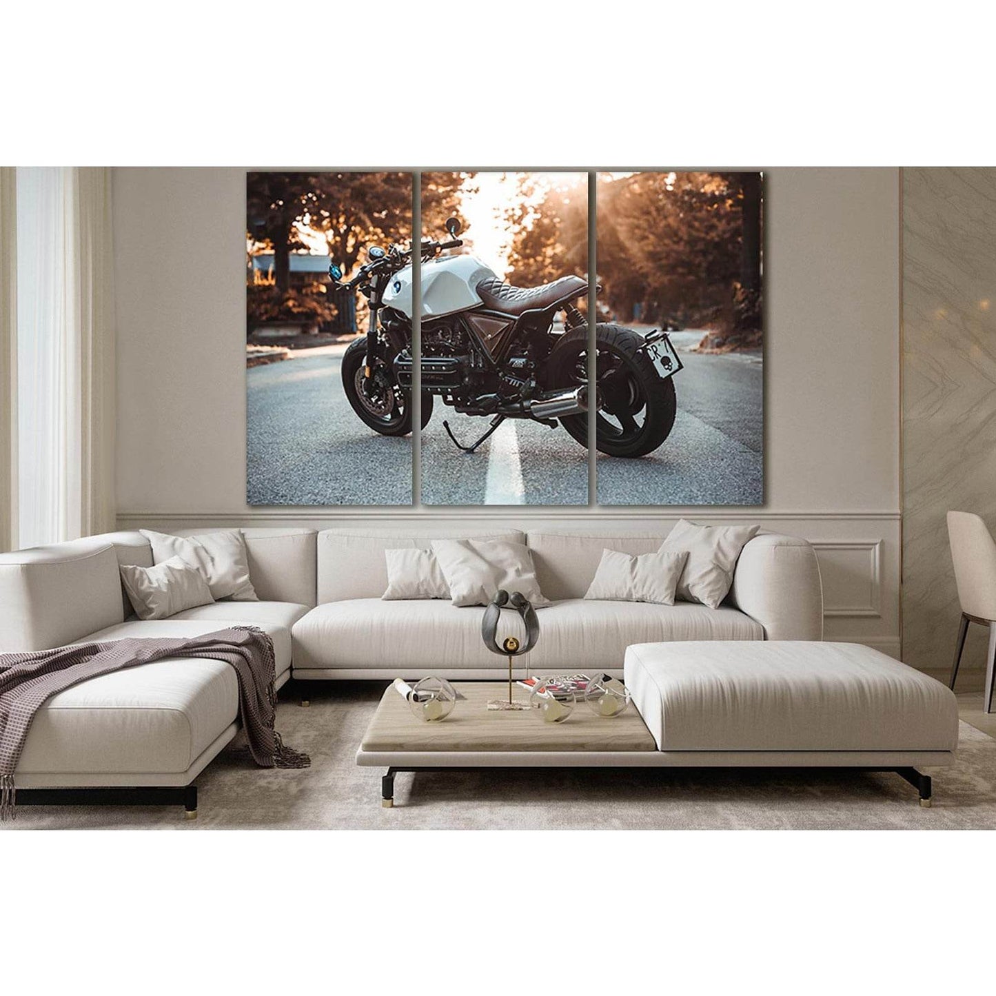 Motorcycle Side View №SL742 Ready to Hang Canvas PrintCanvas art arrives ready to hang, with hanging accessories included and no additional framing required. Every canvas print is hand-crafted, made on-demand at our workshop and expertly stretched around
