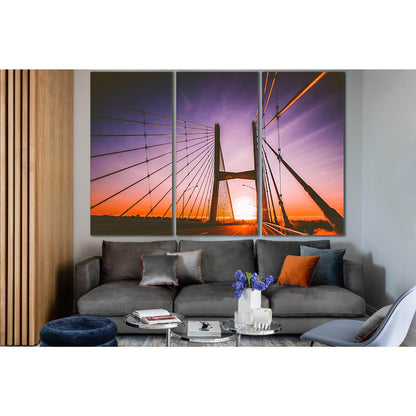 Bridge At Sunset №SL1139 Ready to Hang Canvas PrintCanvas art arrives ready to hang, with hanging accessories included and no additional framing required. Every canvas print is hand-crafted, made on-demand at our workshop and expertly stretched around 100