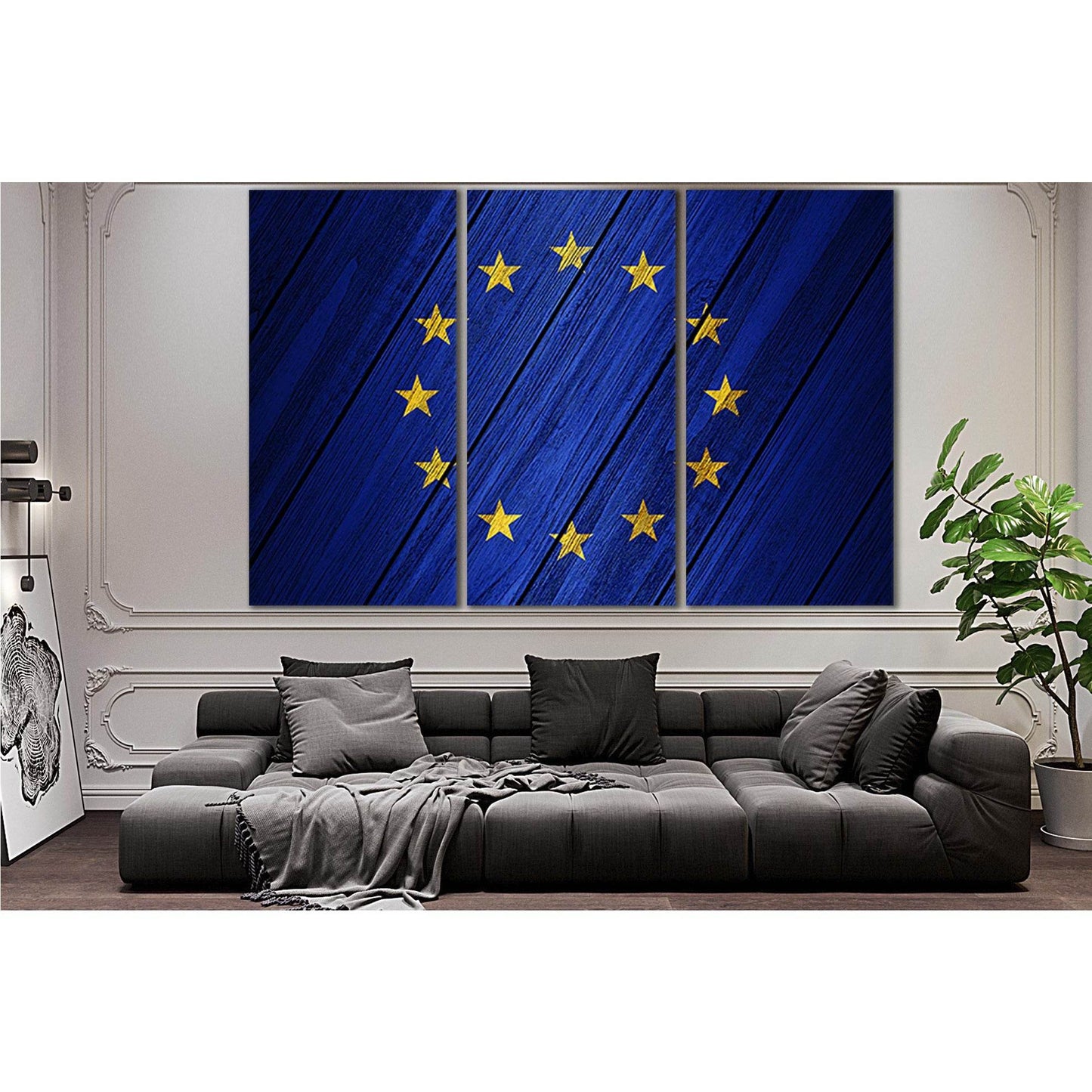 Europe Union Flag On Wood №SL1203 Ready to Hang Canvas PrintCanvas art arrives ready to hang, with hanging accessories included and no additional framing required. Every canvas print is hand-crafted, made on-demand at our workshop and expertly stretched a