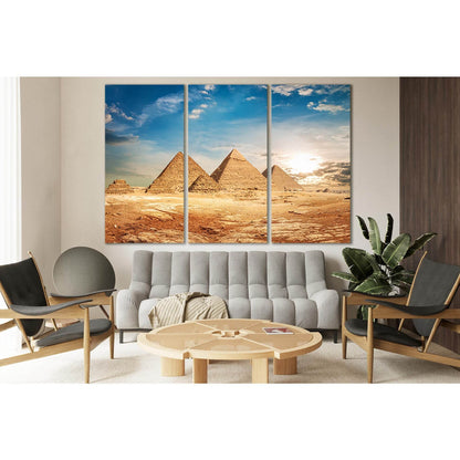 View Of The Pyramids №SL1402 Ready to Hang Canvas PrintCanvas art arrives ready to hang, with hanging accessories included and no additional framing required. Every canvas print is hand-crafted, made on-demand at our workshop and expertly stretched around