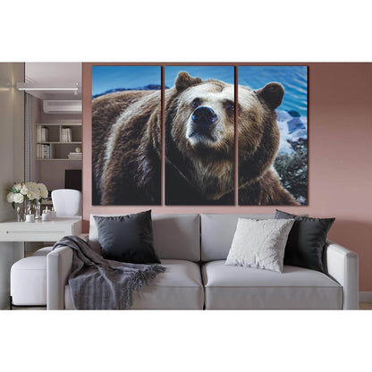 Big Brown Bear №SL1538 Ready to Hang Canvas PrintCanvas art arrives ready to hang, with hanging accessories included and no additional framing required. Every canvas print is hand-crafted, made on-demand at our workshop and expertly stretched around 100%