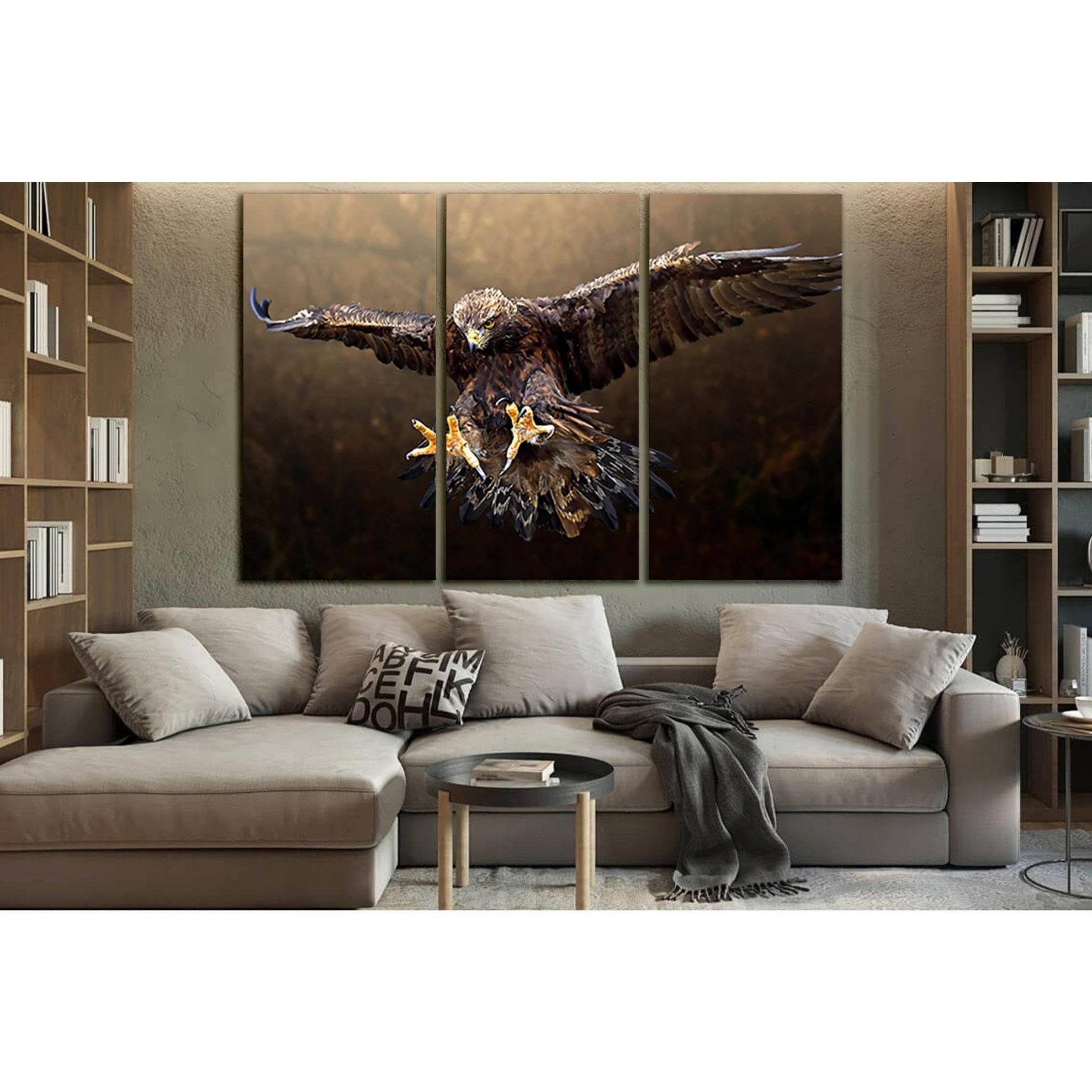 Beautiful Flying Eagle №SL1503 Ready to Hang Canvas Print
